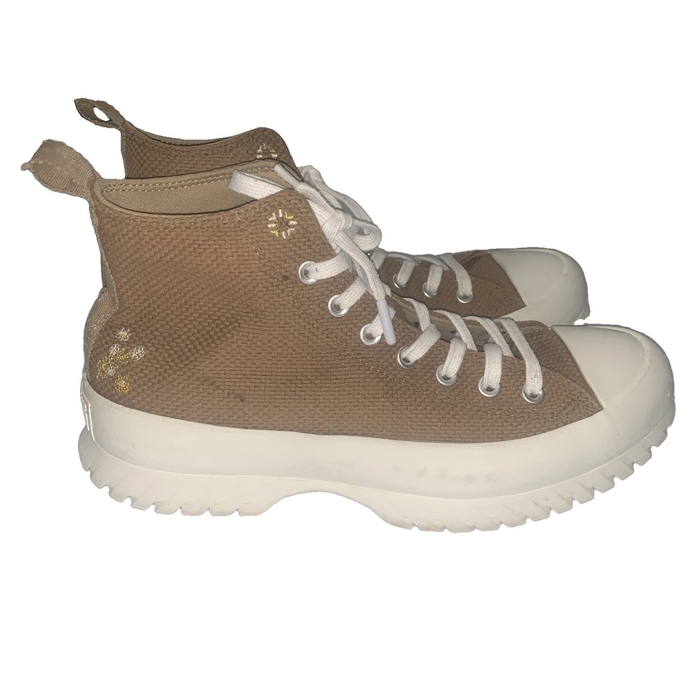 Converse Chuck Taylor Lugged 2.0 Autumn Embroidery Shoes Women's 12.5 Mens 10.5